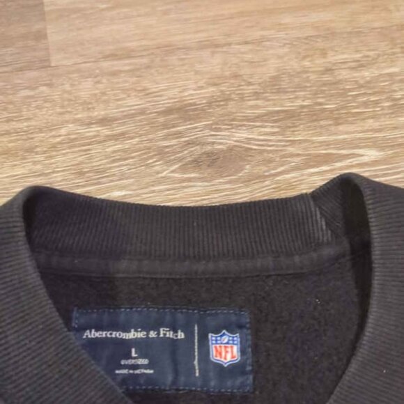 Abercrombie & Fitch NFL men's Cincinnati Bengals crewneck sweatshirt size large - Picture 2 of 4